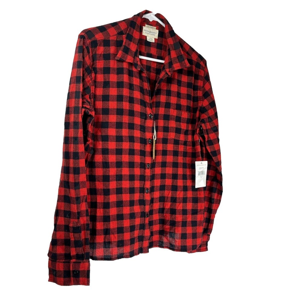 Ralph Lauren NWT Rl Tomboy Buffalo Plaid Xl Button Down Lumberjack Cabin Core